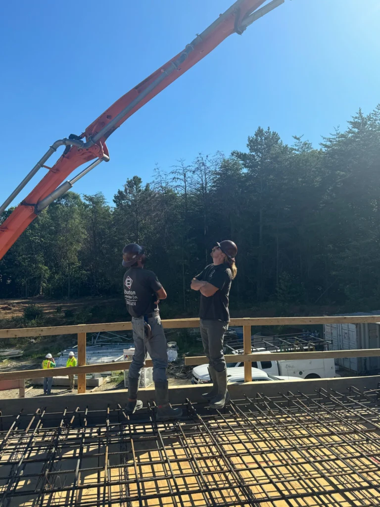 The Burton crew on the job