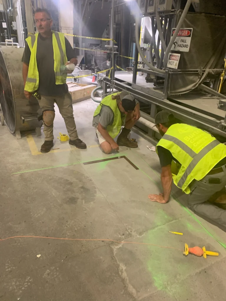 The Burton crew on the job